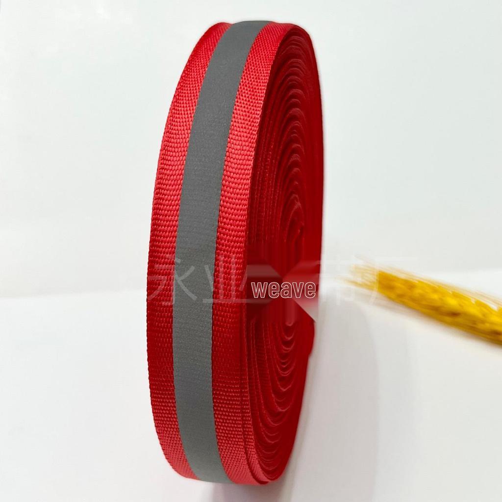Fluorescent High Visibility Reflective Webbing for Night Safety