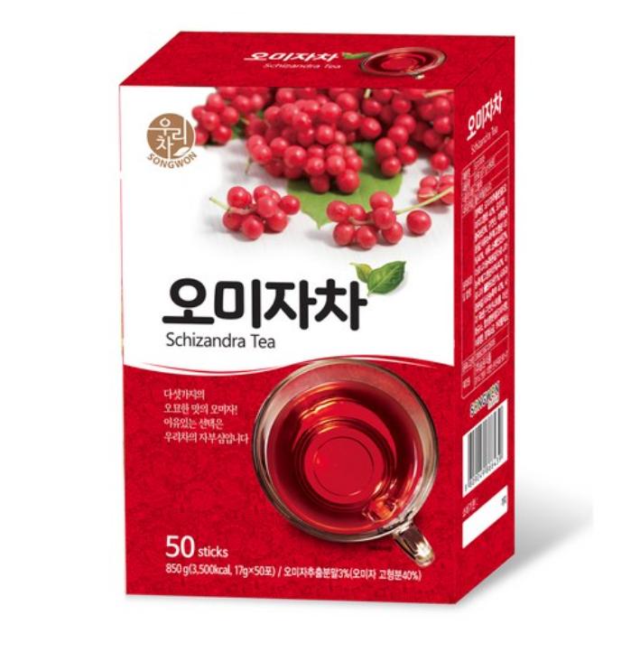 Wooricha Schisandra Tea 50 Sticks – Korean Herbal Tea