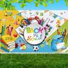 Vibrant School Theme Banner, Back To School Photo Booth Decor