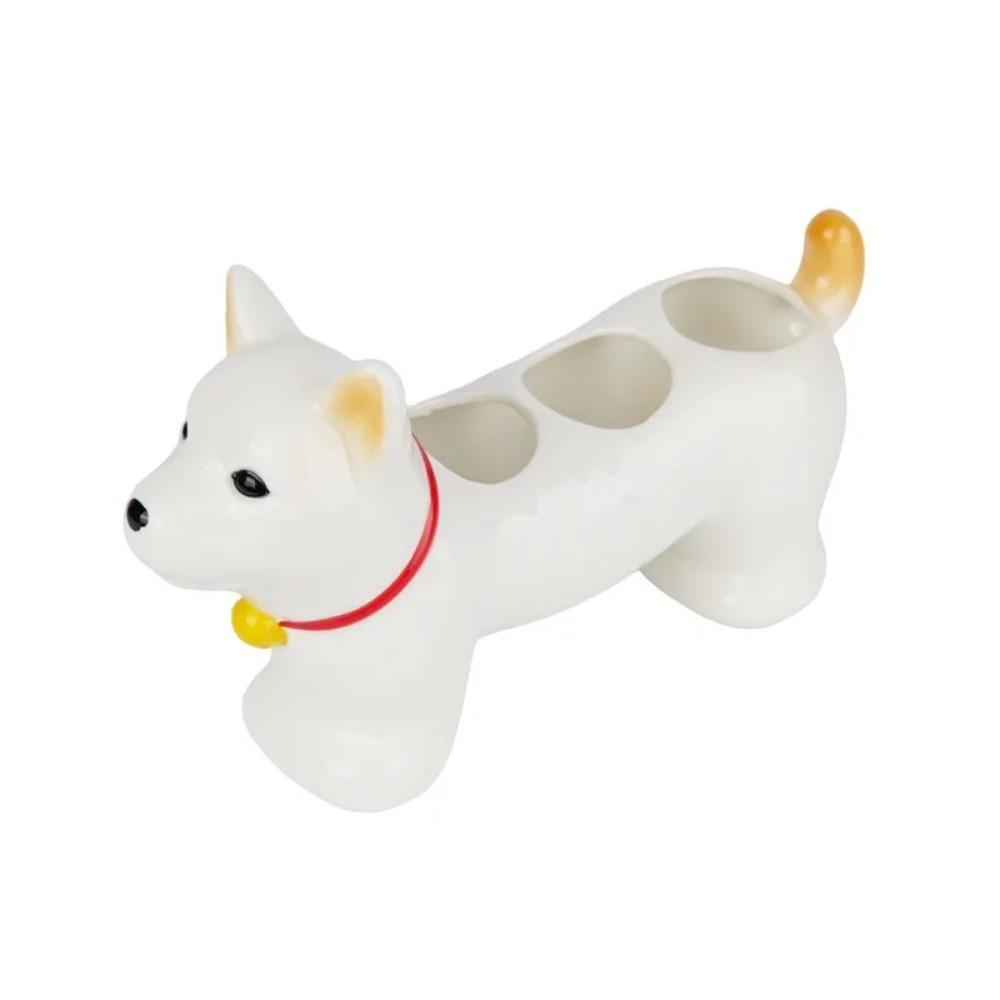 Cartoon Animal Ceramic Toothbrush Holder Bathroom Washbasin Facial Cleanser Toothbrush Storage Base Bathroom Accessories