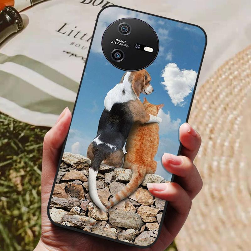 Per OSCAL TIGER 12 Custodia Silicone Morbido Lusso Antiurto Cover per Oscal Tiger 12 TPU Coque Gatto Carino Funda Shell Oscal Tiger12