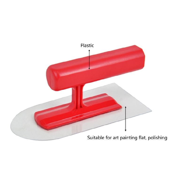 Spatola per Intonaco in Plastica Spatola Addensata per Intonacatura Pareti Portatile Lavoratori Spatola per Pavimenti e Cartongesso Strumento a Mano