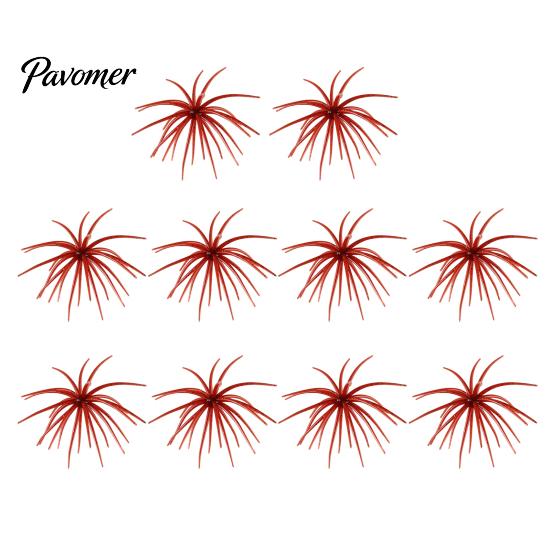 Sea Urchin Soft Baits for Bass Fishing Floating Lures, Highly Elastic TPE Bionic Baits, Versatile Glue Rivers Flexible Realistic Tentacles Lures Trout