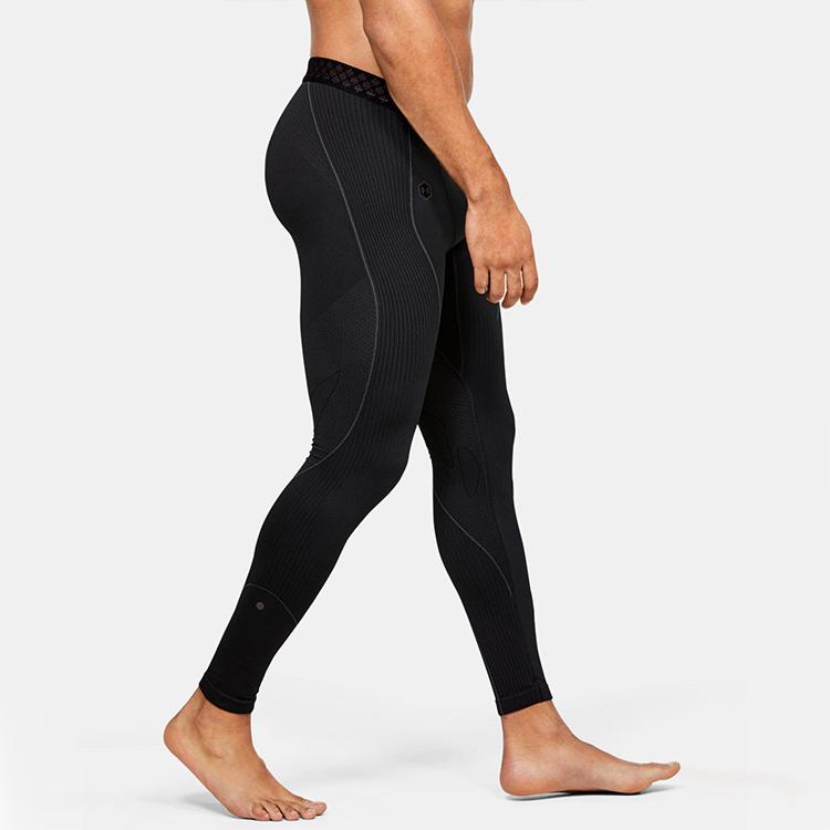 Under Armour Rush Seamless Training Leggings Men Leggings Black 1351456-001