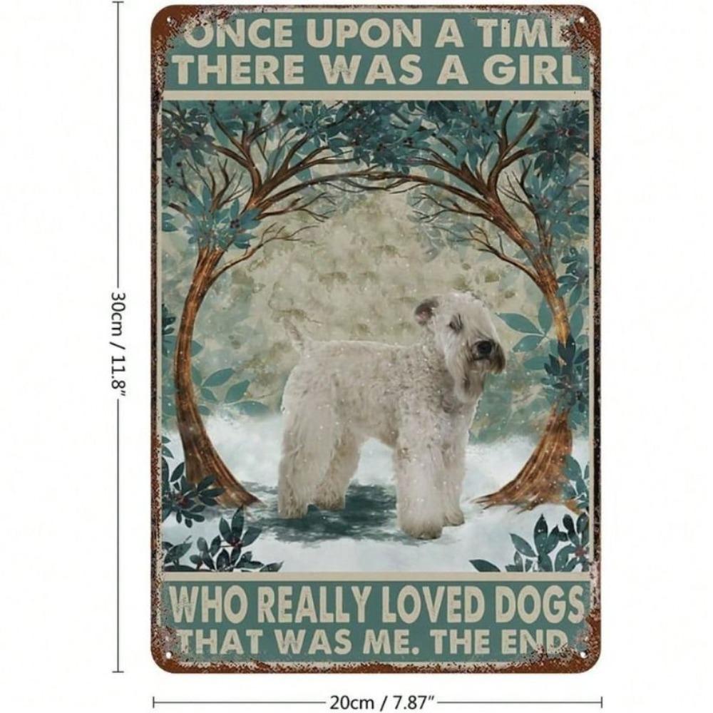 Metal Poster Dog Funny Vintage Tin Sign Wall Decor for Home Bar Cafe