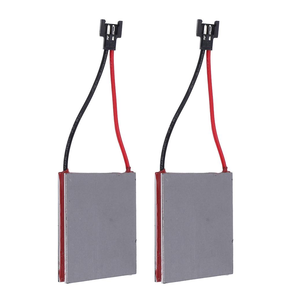 2Pcs Fireplace Fan Power Generation Sheet Heat Powered Wood Stove Fan Replacement Repair 227℃ Heat R