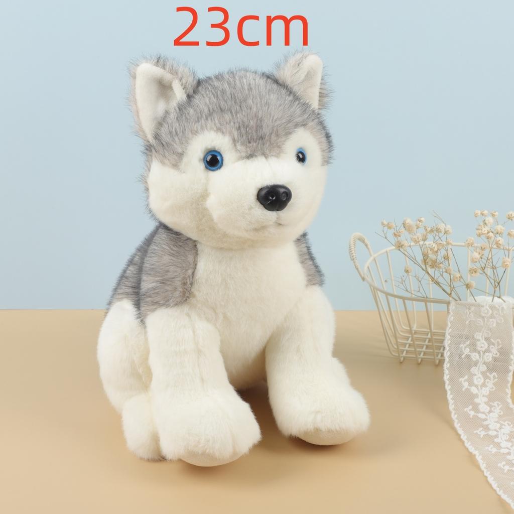 Simulation Kawaii Husky Doll Plush Toy Handmade Doll Cartoon Anime Cute Pillow Cushion Decoration Children's Christmas Gift