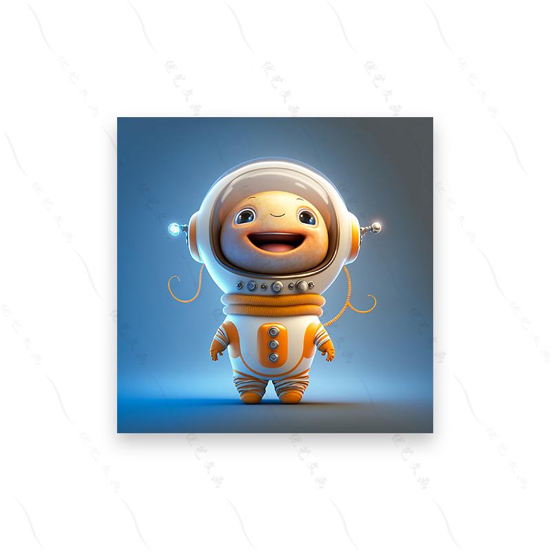 

Набор из 10 детенышей животных-астронавтов, симпатичных собак Pixar, художественный постер, печать, мультфильм, Hd, современная картина на холсте, детская комната, домашний декор 20x20cm No Frame