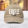 Classic retro eagle head printed baseball cap for sun protection and leisure, suitable for outdoor vacation and daily leisure