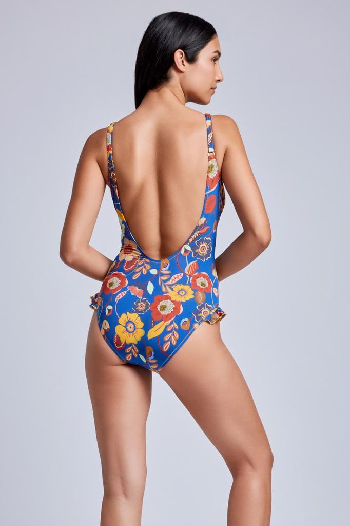 Costum de baie dintr-o bucată cu cupă căptușită Vacanze Italiane (87973)