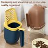 Cat Litter Scoop with Holder 3-in-1 Pet Litter Shovel with Waste Can Kitten Litter Scooper with Waste Bag Box for Indoor Pet Litter Box