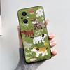 For Oppo Reno7 Z 5G Case Reno 7 8 Lite Bear Cartoon Frog Soft Silicone Phone Case For Oppo Reno 7Z 8Z Reno7Z 5G Back Cover Capa