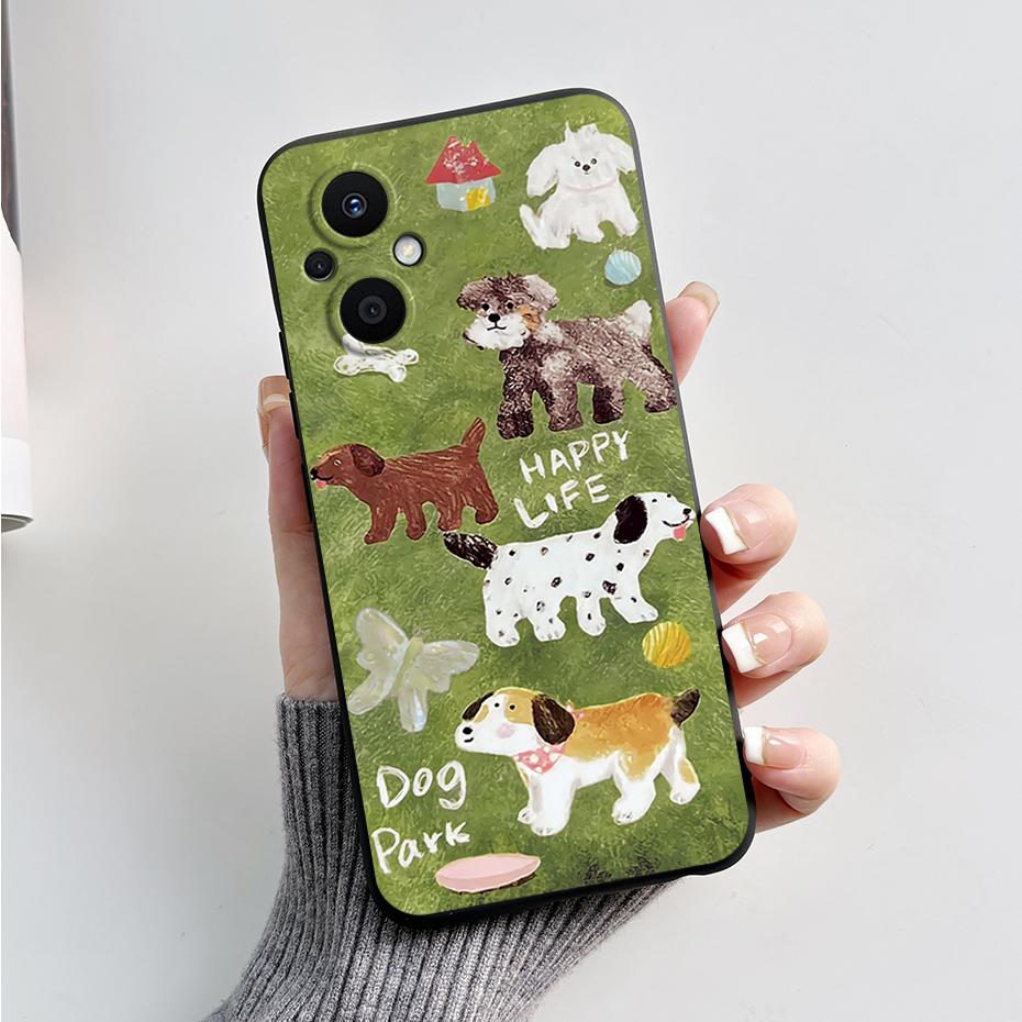 For Oppo Reno7 Z 5G Case Reno 7 8 Lite Bear Cartoon Frog Soft Silicone Phone Case For Oppo Reno 7Z 8Z Reno7Z 5G Back Cover Capa