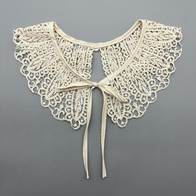 Lace Bib Collars For Women With Cotton Material Retro Fashion For Fall