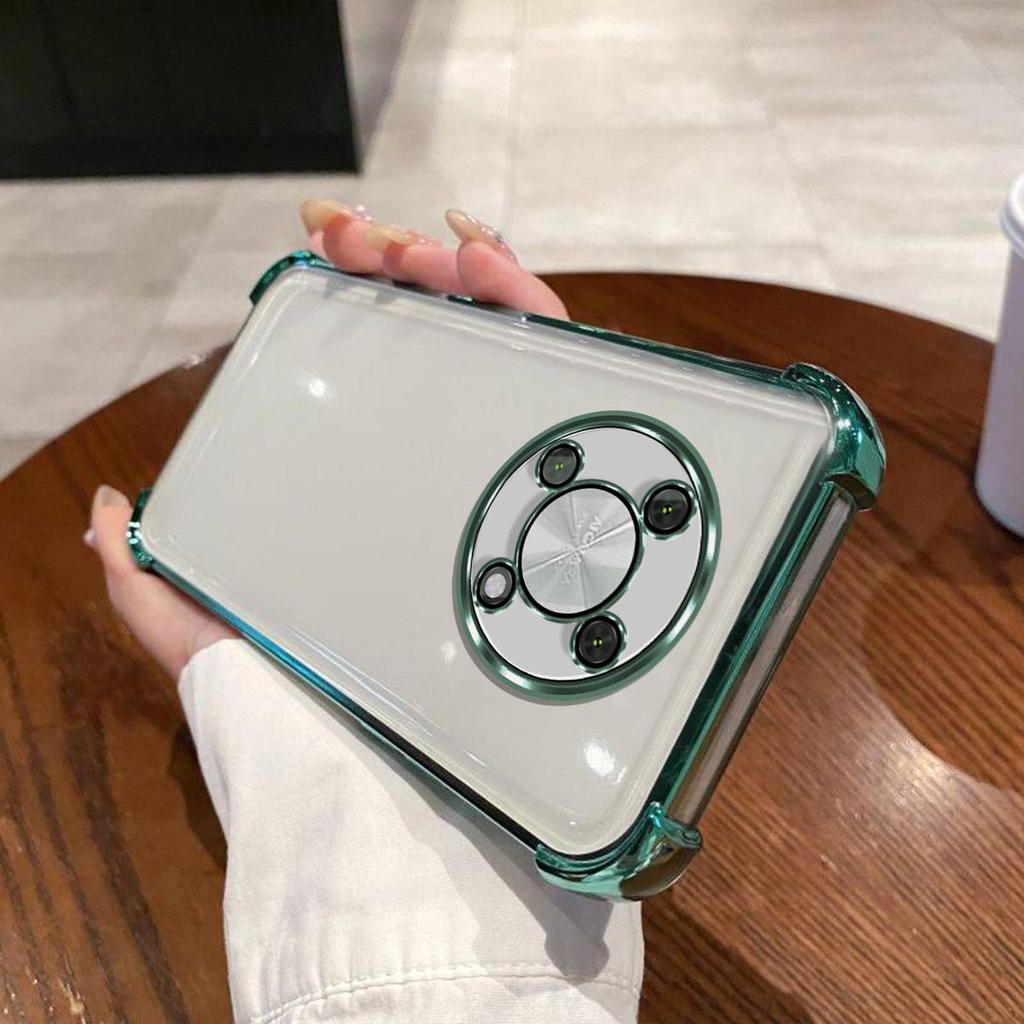 Case for HUAWEI Nova Y90 Electroplated Color Border Clear Phone Casing Cover