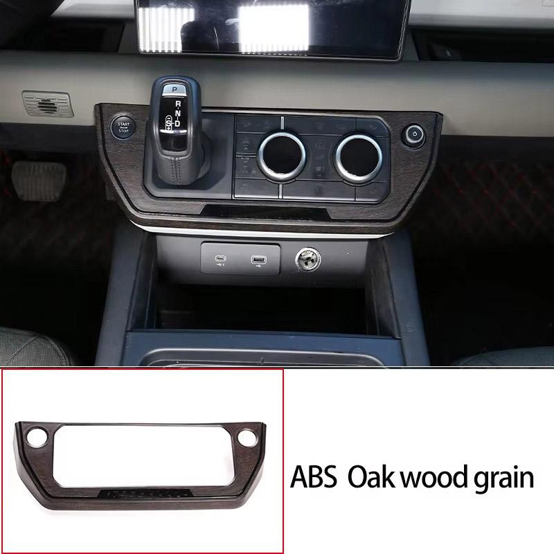 For Land Rover Defender 90 100 2020-2025 ABS Car Air Conditioning Mode Button Decorative Frame Sticker Car Accessories