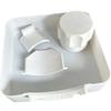 Laundry Room Moisture Tray for Washer Area, Washing Machine Drain Pan Set with Front Opening & High-Side Design