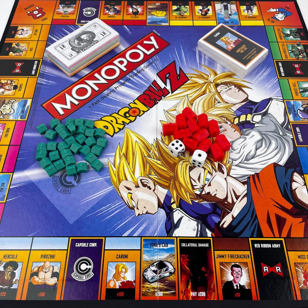 Monopoly Crossover: Dragon Ball, Game of Thrones, One Piece, Godzilla Christmas Edition Board Game