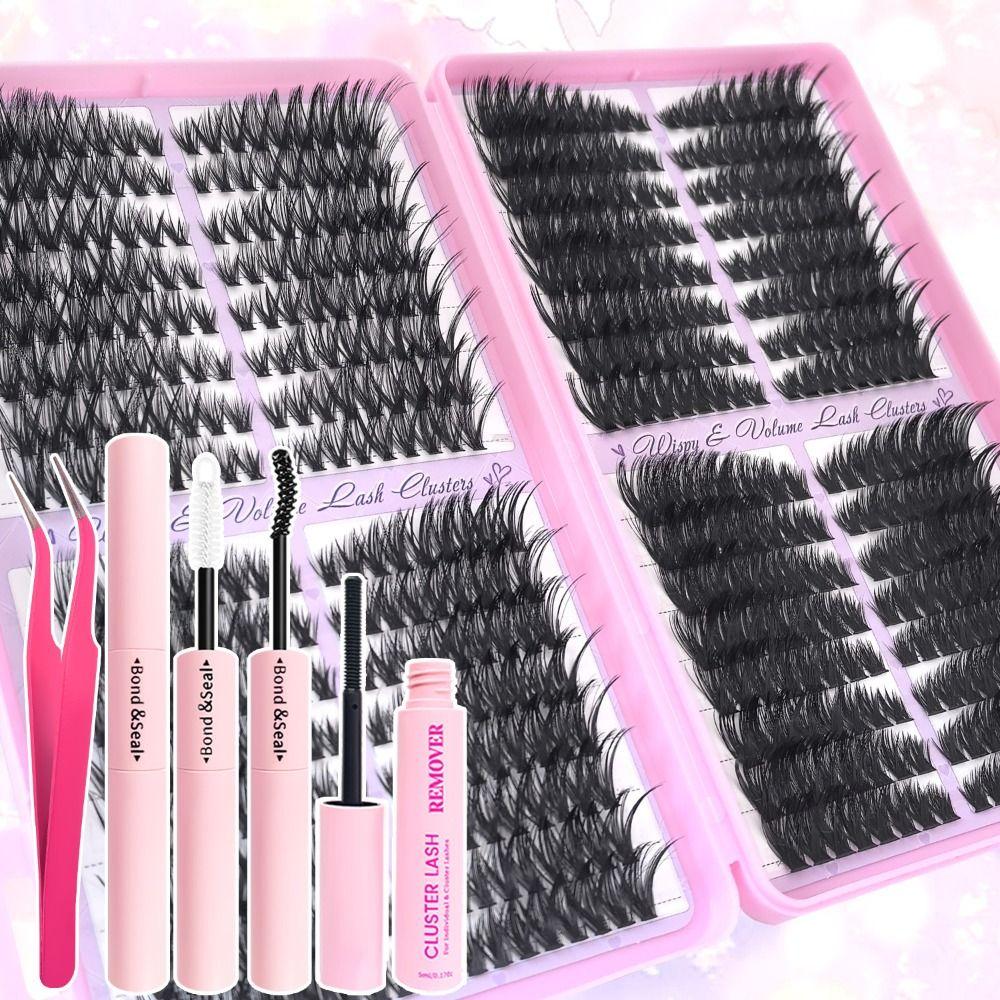 Natural Look 3D Faux Mink Lash 10-18mm Length DIY Lash Extension Kit  Eye Lash Extension