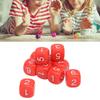 20PCS 6 Sided Number Dice Plastic 16mm Round Corner Polyhedral Dice Set for Numeral Teaching Board Games