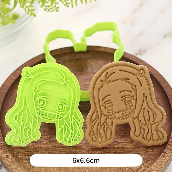 Cartoon Dämon Cutter Form Slayer Figur Cookie Pressen Figur 3D Backen Geschenk