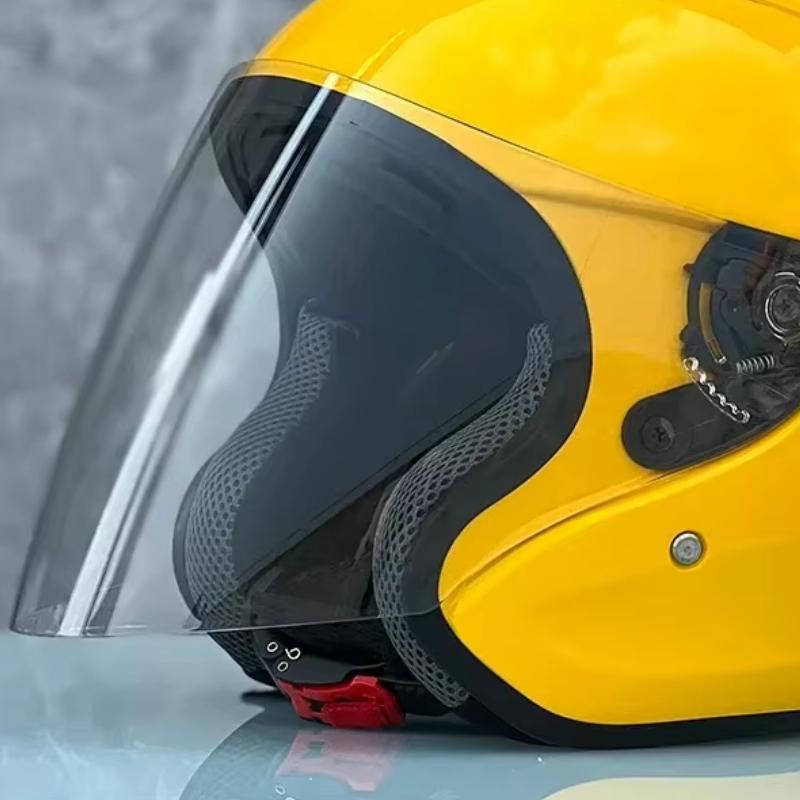 Ram4 Glossy Yellow Half Helmet Men and Women Motorcycle Off-Road Summer Helmet Downhill Racing Mountain Cross Casco Capacete