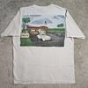 Vintage Y2k In N Out Burger T-shirt Heren L Drive-in Grunge Eten Versleten Bevlekt