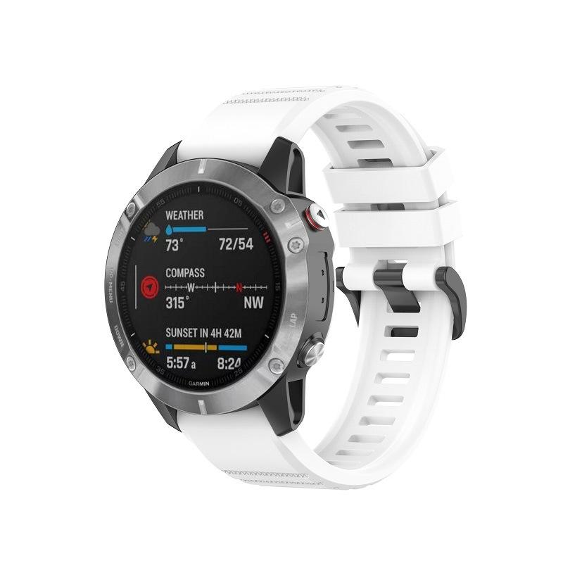 Silikonarmband Für Garmin Fenix 6 6S 6X 5X 5 5S 3 3HR Forerunner 935 945 Schnellverschluss-Silikonarmband für 26mm 22mm 20mm Armband