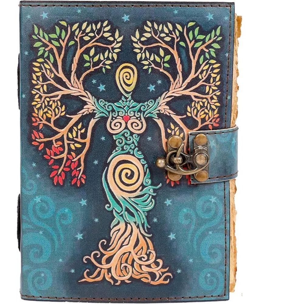 Blanko Zauberbuch der Schatten Tagebuch mit Verschlussverschluss Prop Vintage Handmade