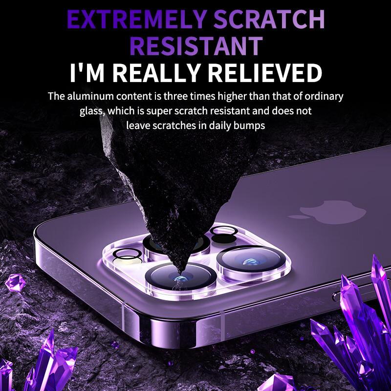 3 Stück Kameraobjektiv-Glasschutzfolien für IPhone 15 13 14 Pro Max 12 Mini Kamera-Hartglas auf IPhone 14 Plus 11 Pro Rückseite Klar HD Objektiv