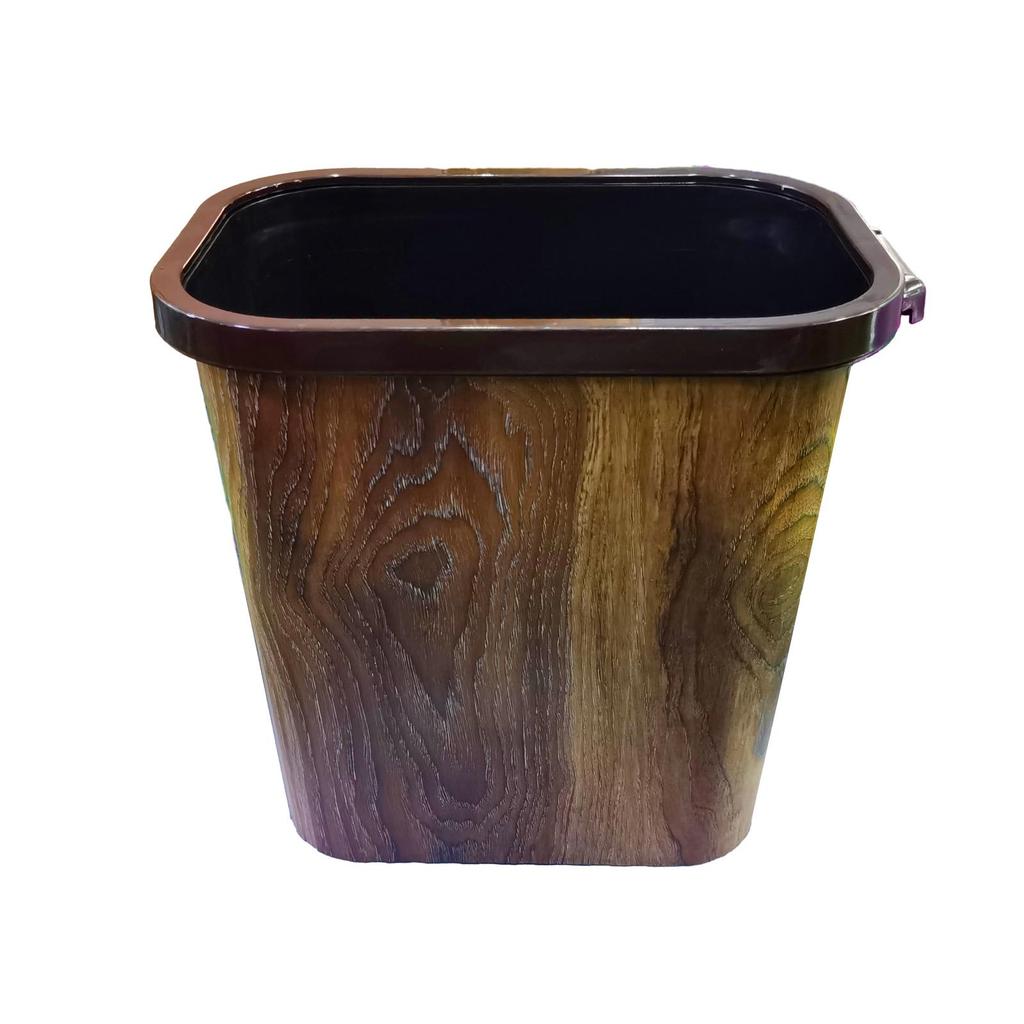 Trash Can, Decorative Wastebasket Retro Household Waste Dustbin, Creative