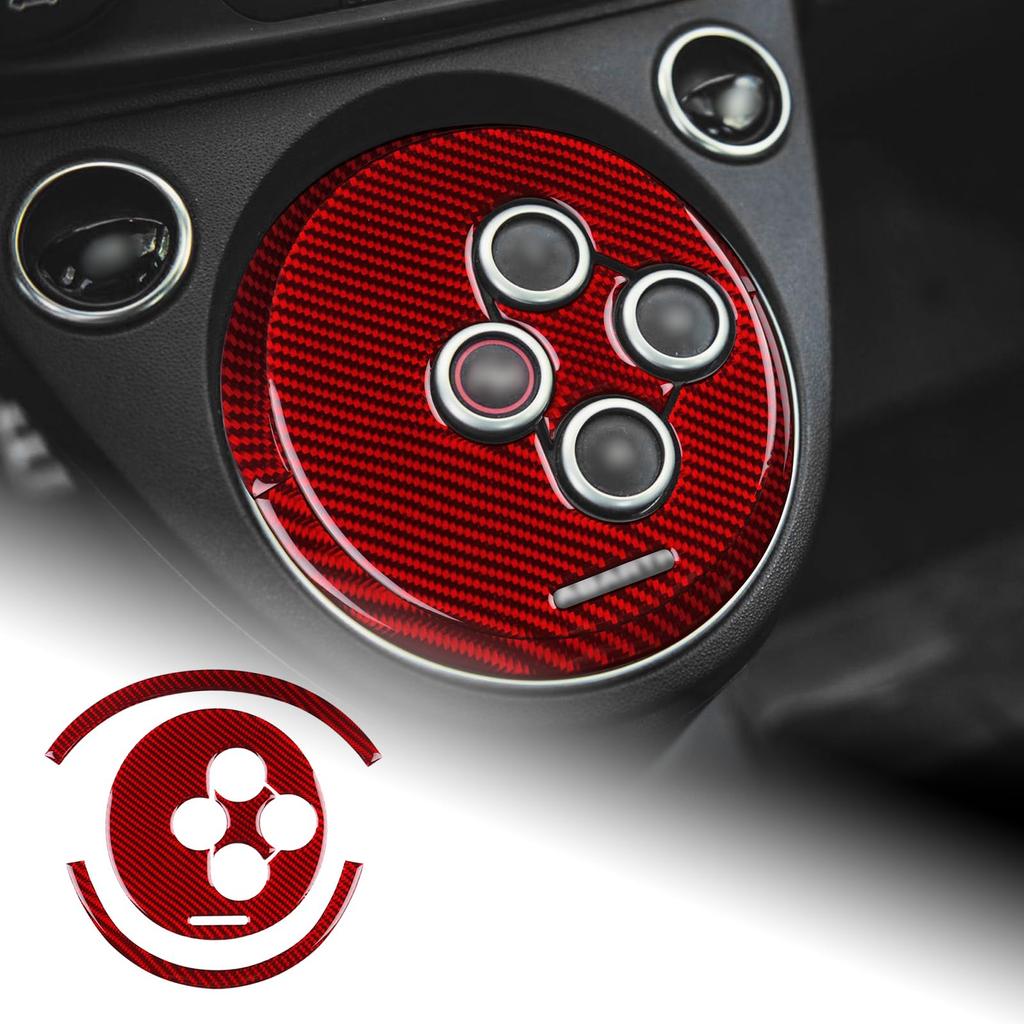 For AIRSPEED Avalto 595 695 Abarth 595 695 2012-2024 Accessories Carbon Fiber Interior Custom