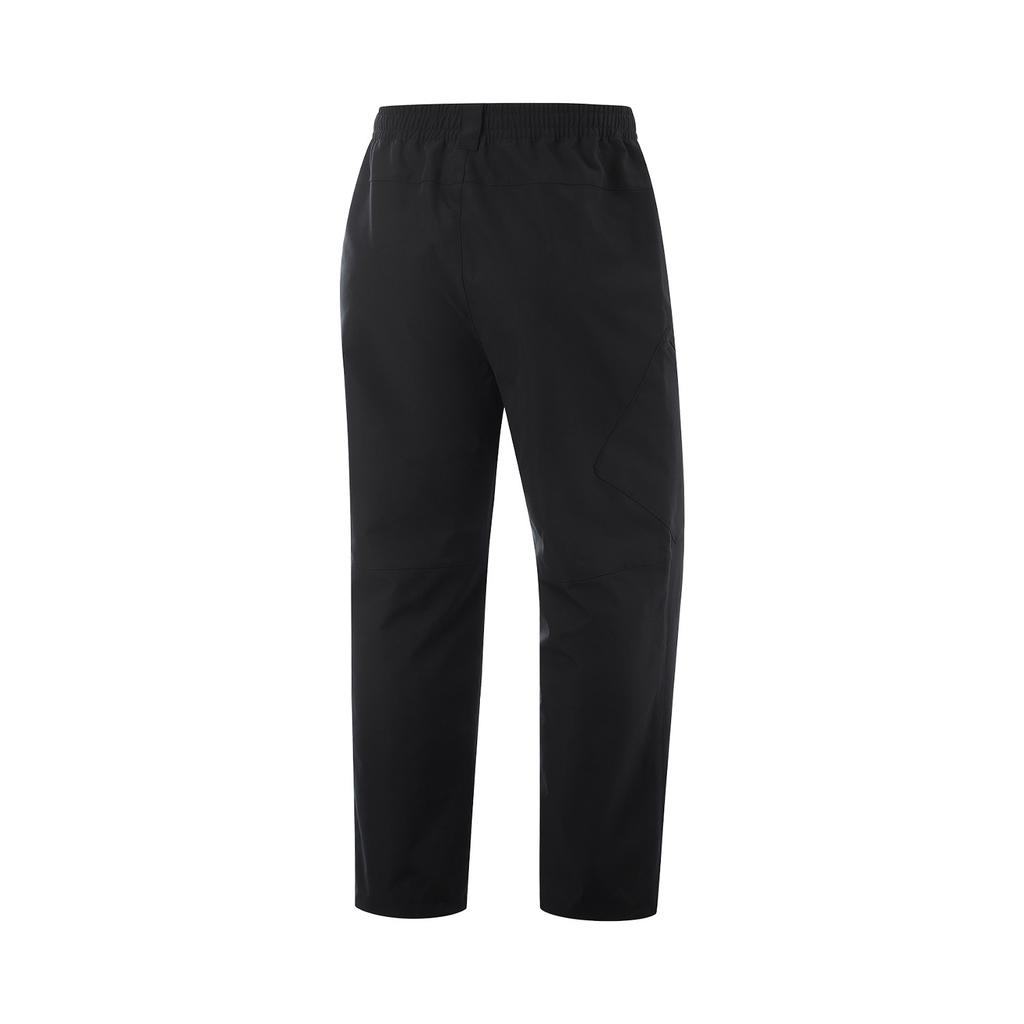 Li-Ning Fitness Series Straight Leg Woven Sports Mid-Rise Casual Pants Men bottoms Black AYKU743-1