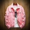 2023 Trendy Japanese Style Ripped Embroidered Men's Denim Jacket - Plus Size Available