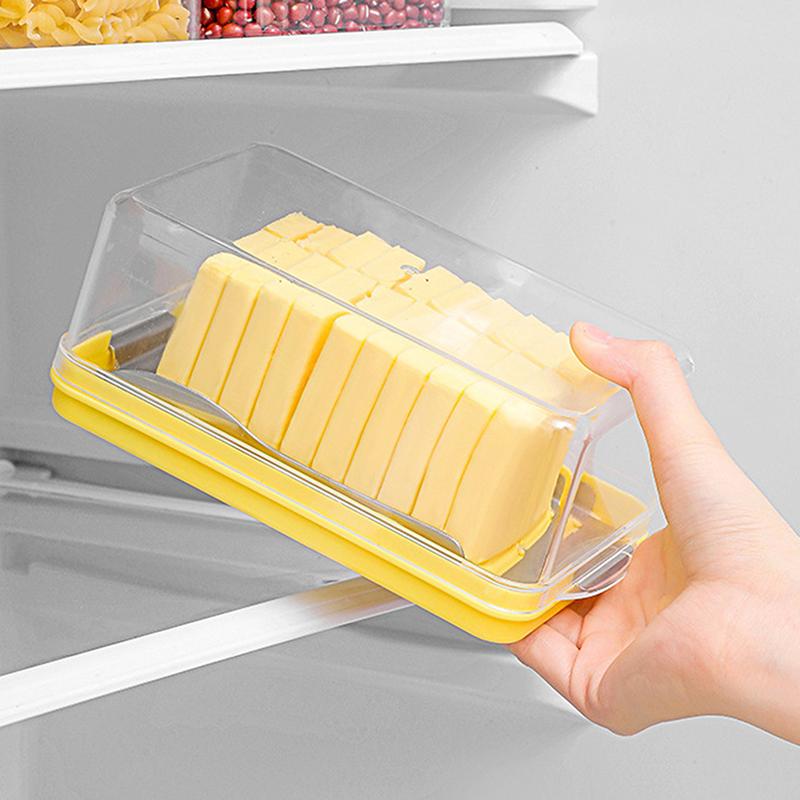 Cheese Butter Cutting Fresh-Keeping Box With Lid Frozen Butter Slicer Butter Storage Container Butter Storage Butter Crock Bowl