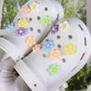 14PCS Fashion Shoe Charms Set Accessories Hole Shoe Buckle Cute Colorful Flowers Resin DIY Shoes Decorations for Bogg Bag
