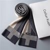 2026 New Men's Wool Plaid Scarf – Trendy Knitted Korean Style, Versatile and Warm Winter Accessory
