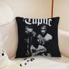 2Pac T-Tupac S-Shakur All Eyez On Me Kissenbezug Wohnzimmer Sofakissenbezug Geeignet für Zuhause Schlafzimmer Raumdekoration