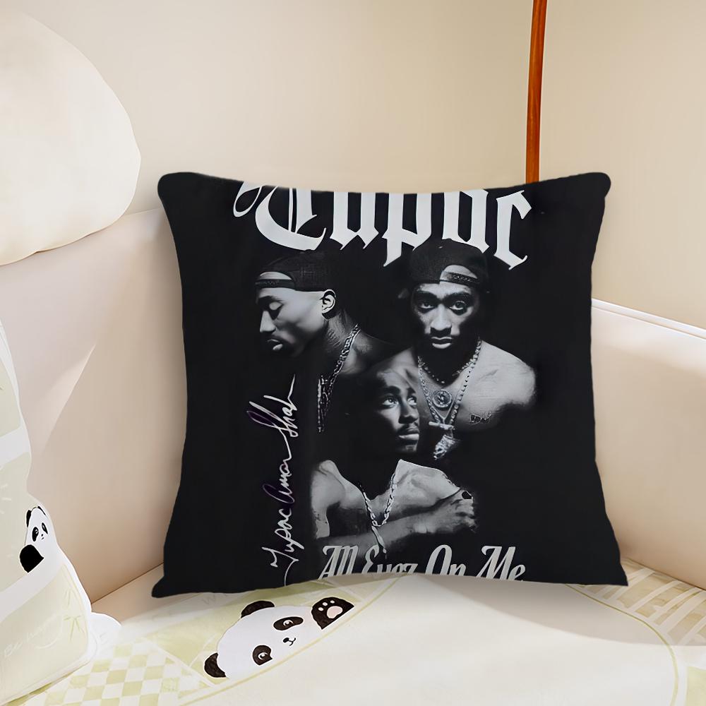 2Pac T-Tupac S-Shakur All Eyez On Me Kissenbezug Wohnzimmer Sofakissenbezug Geeignet für Zuhause Schlafzimmer Raumdekoration
