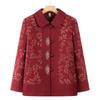 Autumn and Winter Coat Women's Retro Top Fleece Thickened Lapel Top Old