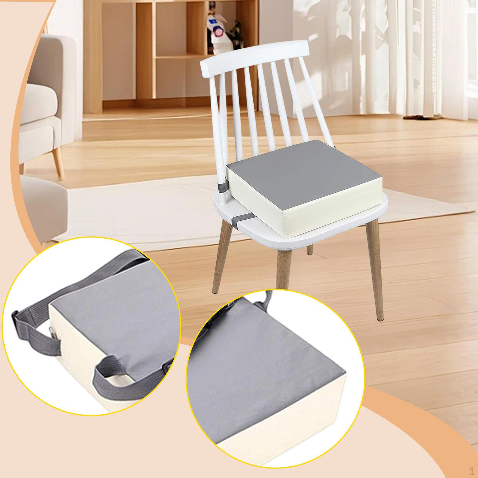 

for Dining Table And Kitchen Chair, Booster Cushion, Anti-scratch Children, Waterproof Mat. Gray White