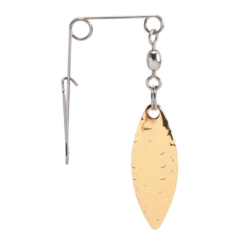 50st Spinnfiskebeten Beten Sked Ersättningsspinnare Beten Tackel Roterande Paljetter Fisketillbehör