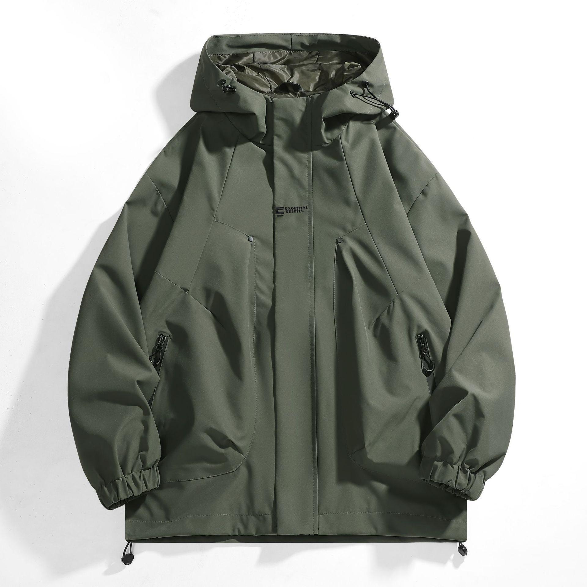 

Unisex Spring/Autumn Waterproof Mountaineering Jacket M темно-зеленого