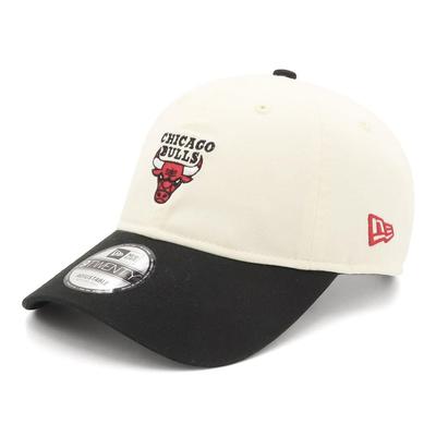 New Era 9TWENTY NBA Chicago Bulls Two-Tone Adjustable Cap, Chrome/Black, M/L, 920 CHIBUL CHR BLK 261, Unisex Baseball Hat