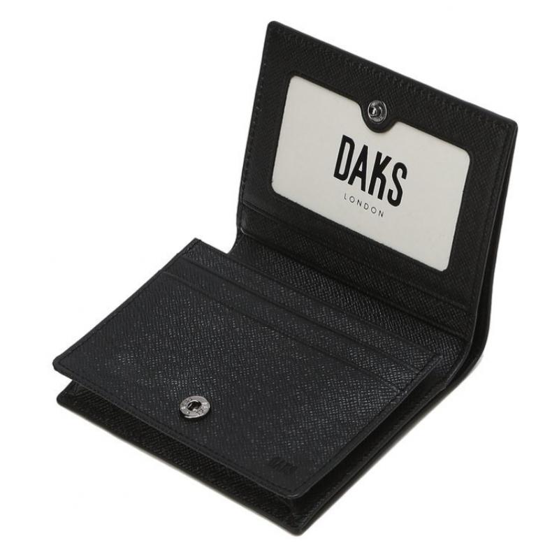 Daks Edinburgh Pvc Check Black Card Case Dbho6ee41bk