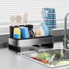 Detachable Sponge Drain Rack Self-draining Sink Shelf Sink Organizer  Cleaning Supplies