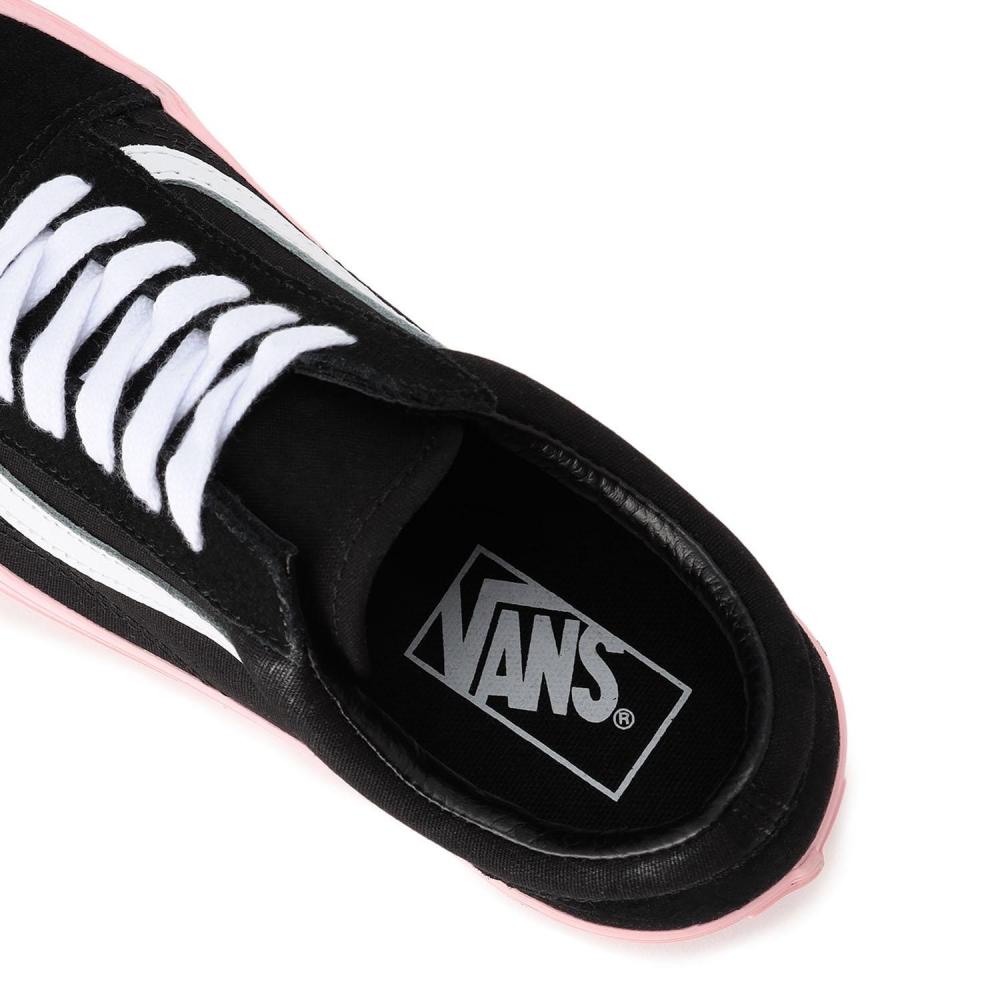 Vans Old School Sidewall Pnk Bk Vn000d6wpib Sidewall Pnk Bk