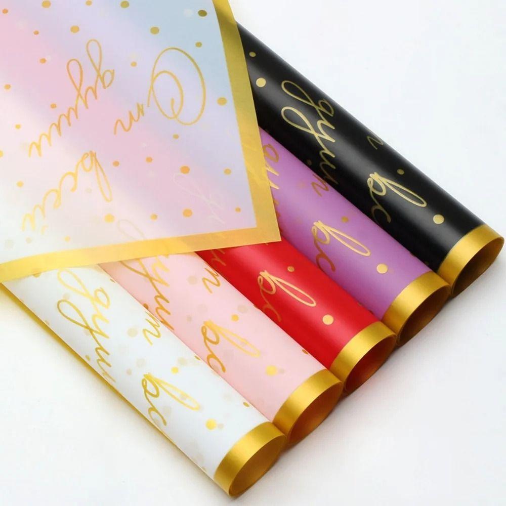 20 Sheets Waterproof Flower Wrapping Paper Florist Supplies  for Wedding, Birthday, Valentine's Day