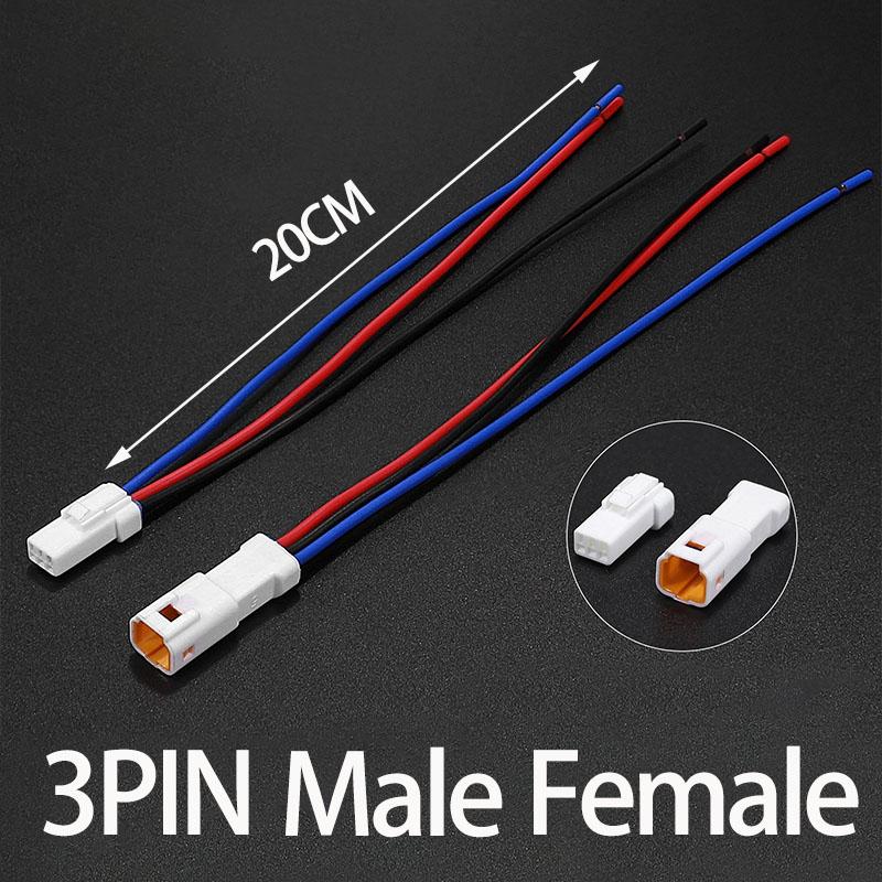 Waterproof 6P Car Connector Male Female Pair 20cm Wiring Harness Terminal Compatible With JST Jwpf Series 2/3/4/6/8pin Optional