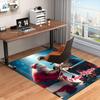 1PC Custom Name Christmas Jesus And Santa Interaction. Theme Floor Mat Ideal for Living Room, Game Rooms, Office, Bedroom,Floor Mat Playful Design